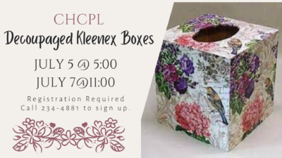 Decoupage Kleenex Box Craft for Adults