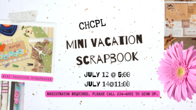 Mini Vacation Scrapbook Class