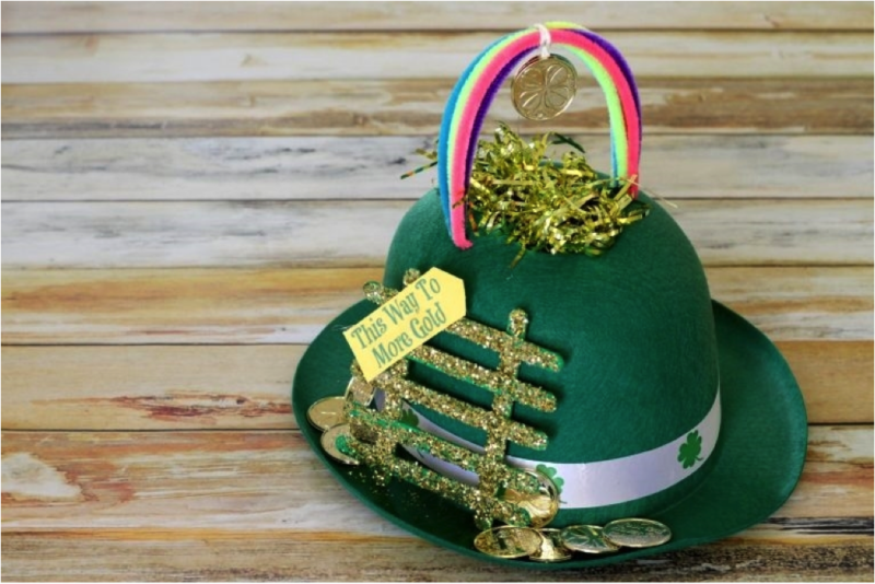 leprechaun hat for St. Patrick's Day event