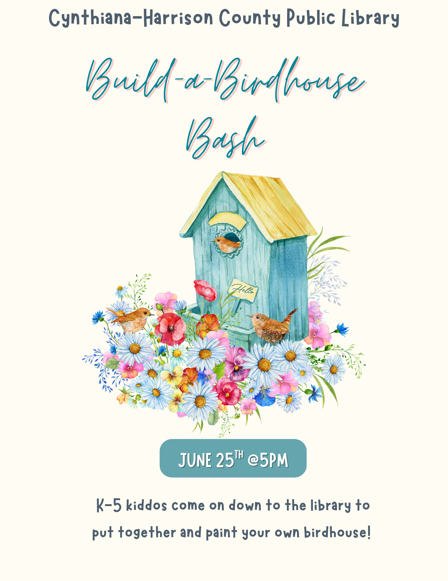 Build-A-Birdhouse Bash