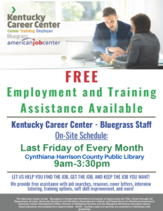 Cancelled- Kentucky Career Center Assistance