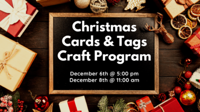 Christmas Card  & Tags Craft Program