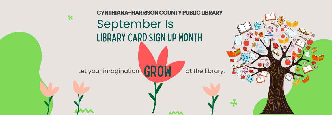 September Is Library Card Sign Up Website